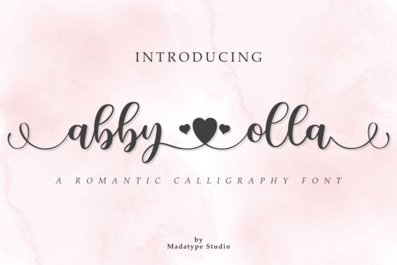 Abby Olla: A Luxurious Script Font for Editorial Design