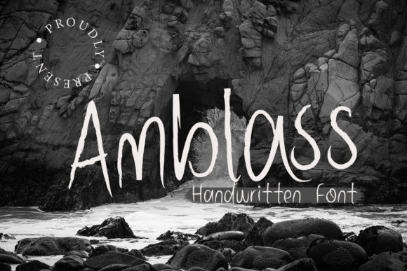 Amblass: A Cool Handwritten Font for Creative Projects