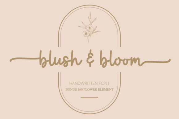 Blush Bloom: A Script Font with Heart