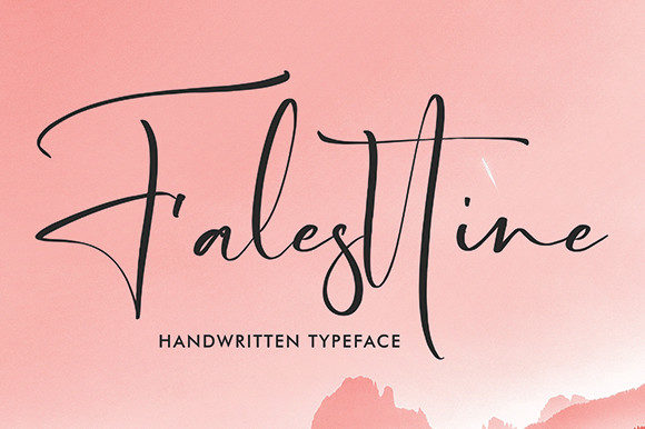 Fallestine: A Romantic and Versatile Script Font for Creative Branding