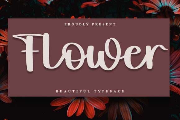 Flower Font: A Handwritten Delight