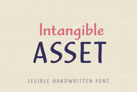 Intangible Asset: A Handwritten Font for Authentic Branding