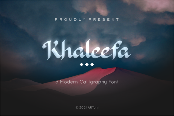 Khaleefa Font Review: A Bold Calligraphy Typeface for Campaign Design