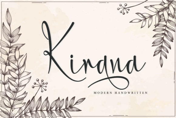 Kirana: A Delicate Script Font