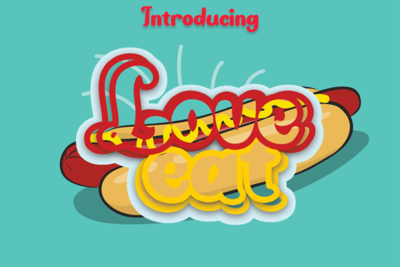 Love Eat Font for Web Design
