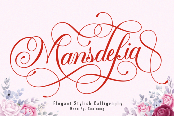 Mansdefia: A Script Font for Creative Branding and Visual Projects