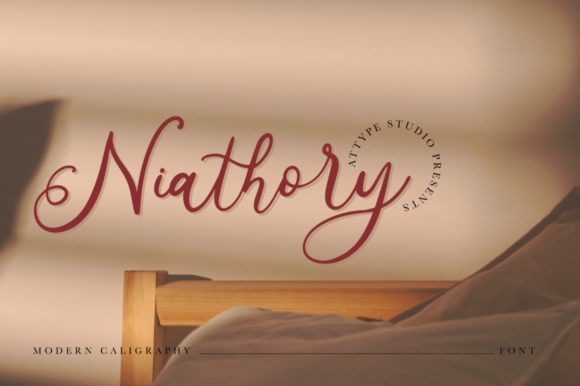 Niathory: A Charming Script for Branding
