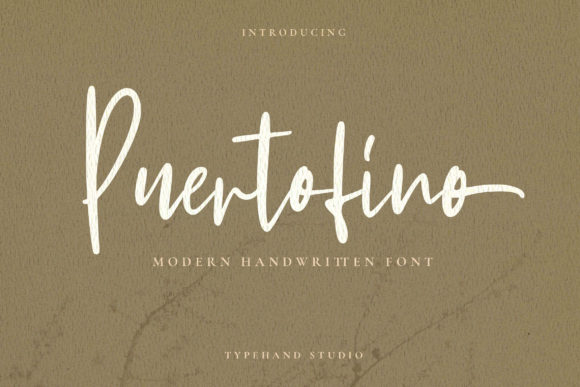 Puertofino: A Script Font for Elegant Editorial Design