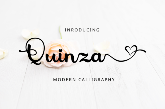Quinza: A Script Font with Personality
