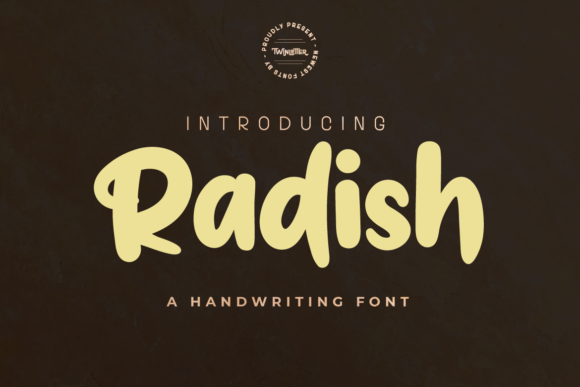 Radish Font: A Bold Handwritten Typeface for Modern Marketing