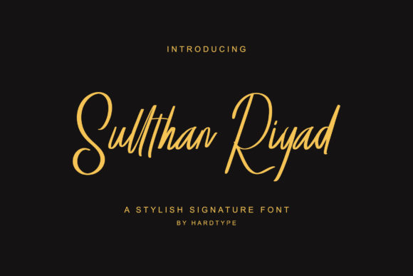 Sullthan Riyad Typeface: A Designer’s Go-To Script for Branding
