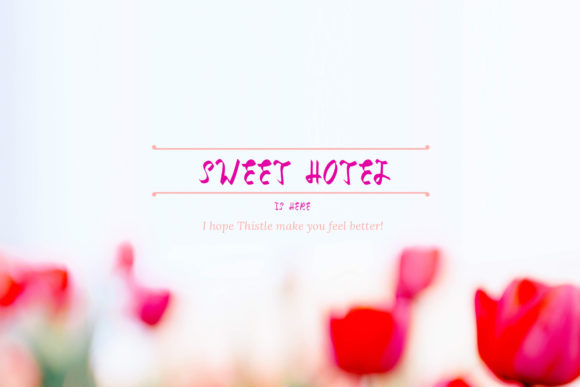 Sweet Hotel: A Handwritten Font That Elevates Editorial Design