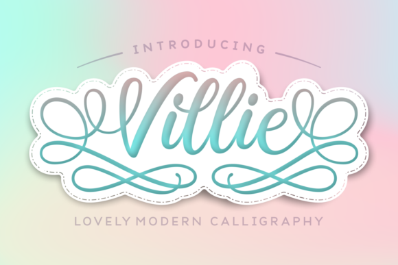 Villie: A Script Font with Heart and Versatility