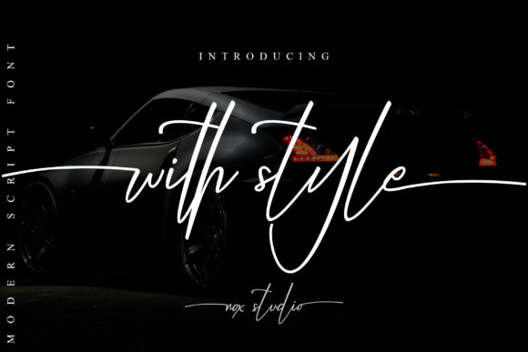 With Style Font: Elevate Your Brand Identity with a Handwritten Typeface