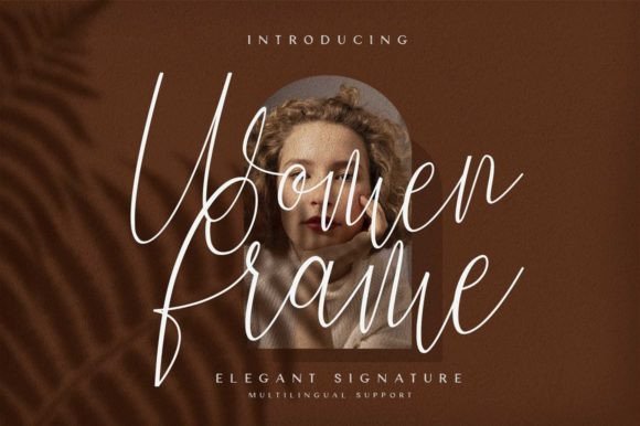 Women Frame: A Handwritten Typeface for Editorial Design